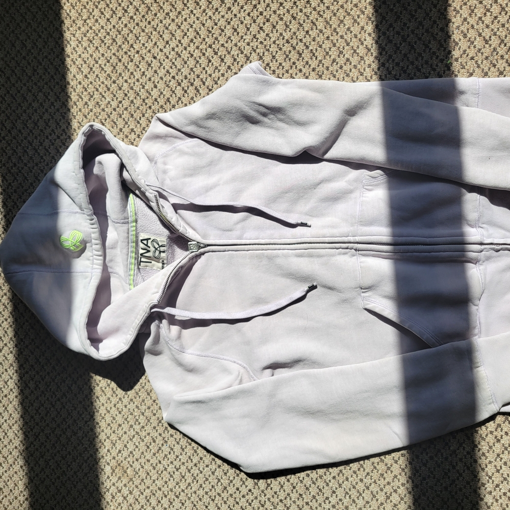 Aritzia light pink Zip-Up Hoodie